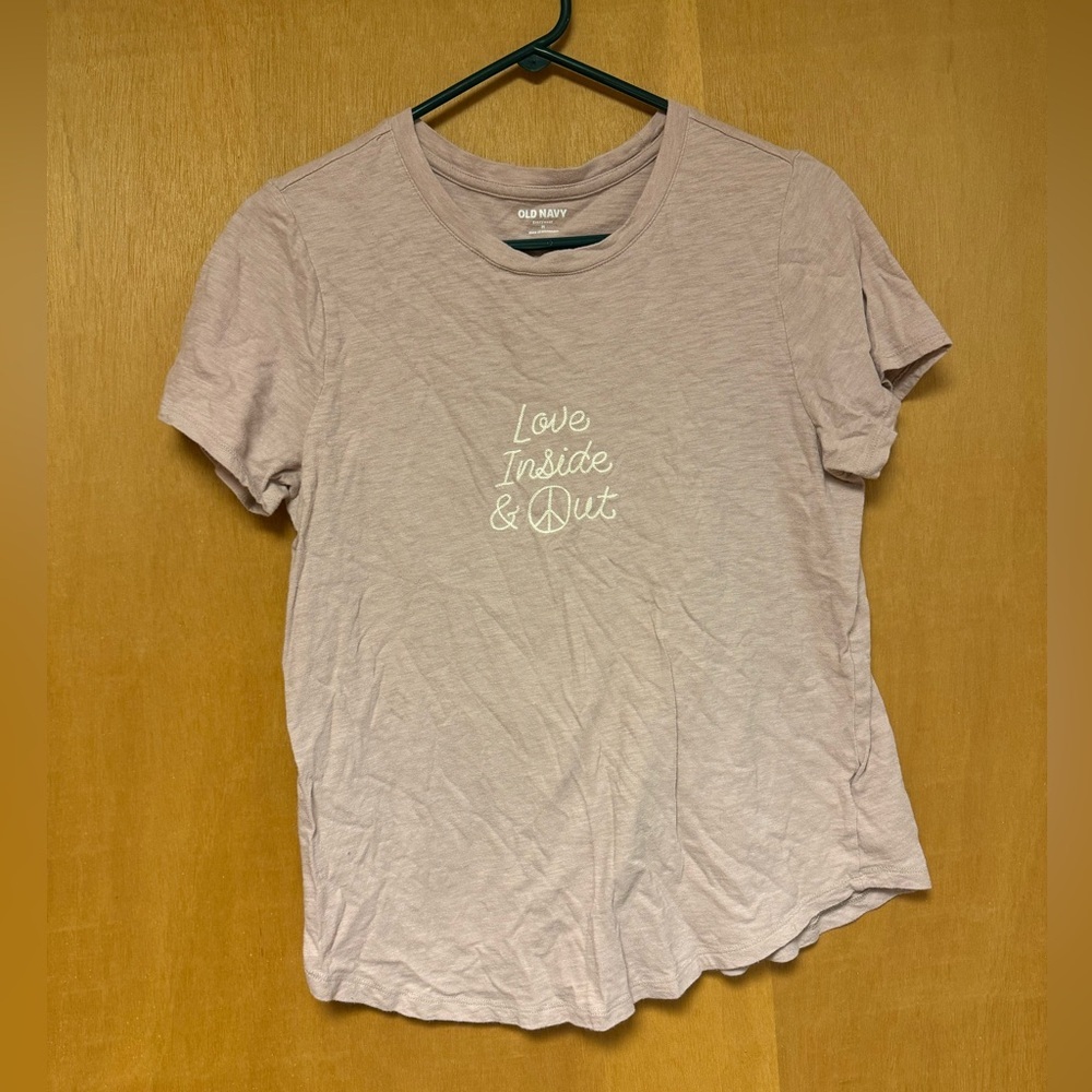 OLD NAVY Pink T-shirt Size M